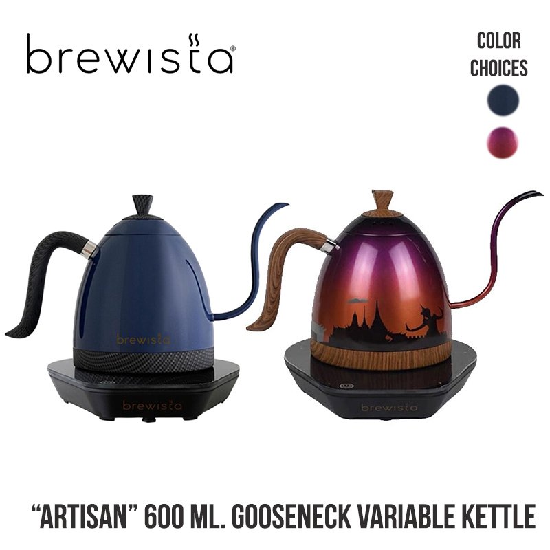 Brewista Artisan Electric Gooseneck Kettle 1 Liter White Iridescent